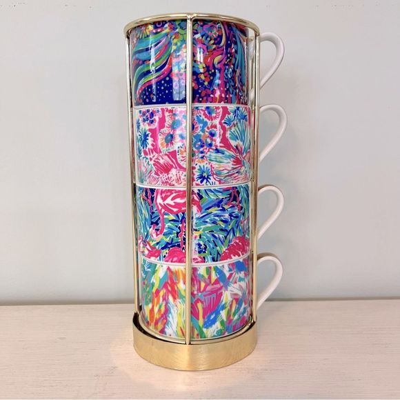Lilly Pulitzer Other - Lilly Pulitzer Espresso Cup Set of 4